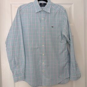 Vineyard vines men’s slim fit whale shirt, medium